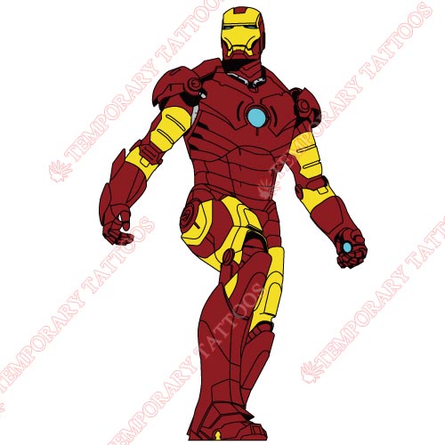 Iron Man Customize Temporary Tattoos Stickers NO.188